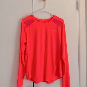 Underarmor Hot Pink Active Tshirt with open back